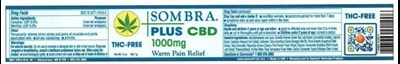 Sombra Wt Plus 1000mg 2oz